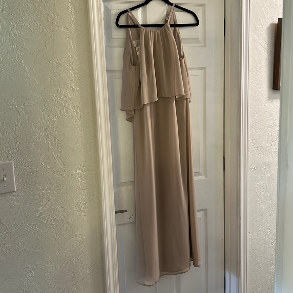 David’s Bridal Biscotti Dress